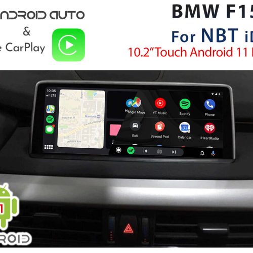 BMW F15 X5 NBT iDrive - 10.2" Touch Android 11 Display + Apple CarPlay & Android Auto