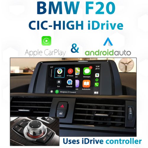 BMW F20 1 Series - iDrive CIC-HIGH Apple CarPlay & Android Auto Integration