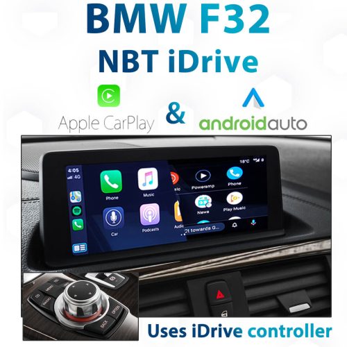 BMW F32 4 Series - iDrive NBT Apple CarPlay & Android Auto Integration kit