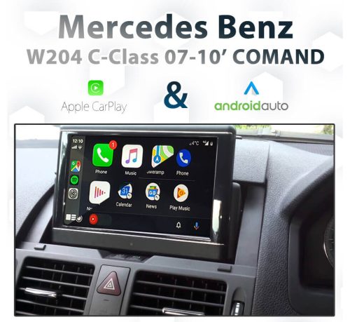 [DIAL] Mercedes Benz C-Class W204 2007 - 2010 NTG4 COMAND - Apple CarPlay & Android Auto Integration