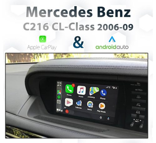 [DIAL] Mercedes Benz CL-Class C216 2006 - 2009 NTG4 - Apple CarPlay & Android Auto Integration