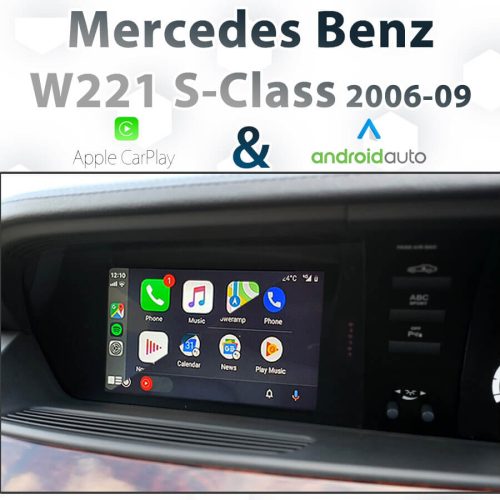 dial-mercedes-benz-sclass-w221-2006--2009-ntg4--apple-carplay--android-auto-integration