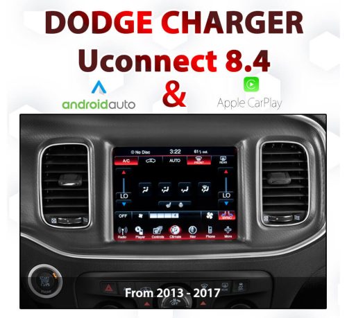Dodge Charger 2013 - 2017 UConnect 8.4" Integrated Apple CarPlay & Android Auto Upgrade