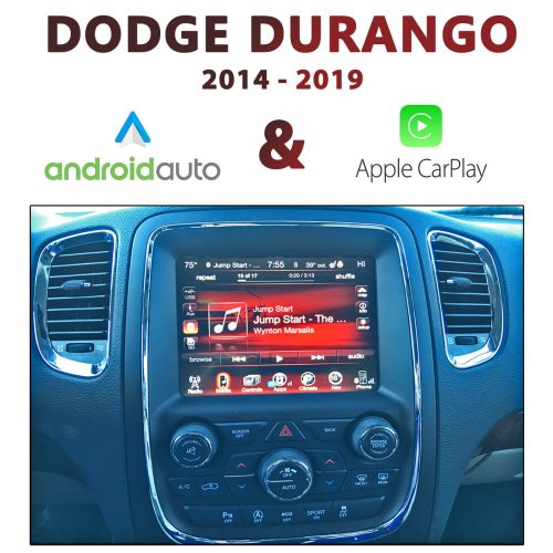 Dodge Durango 2014-18 UConnect 8.4" Appele CarPlay & Android Auto Integration