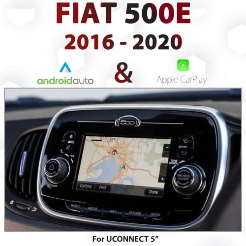Fiat 500 - UConnect 5" Apple CarPlay & Android Auto Integration