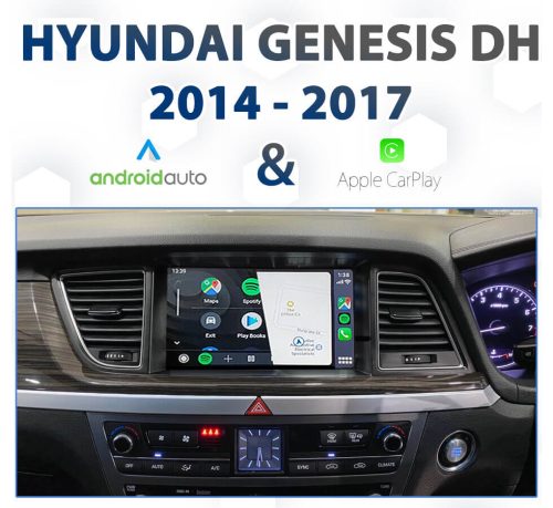 Hyundai Genesis DH Series 2014-2017 Apple CarPlay & Android Auto Integration