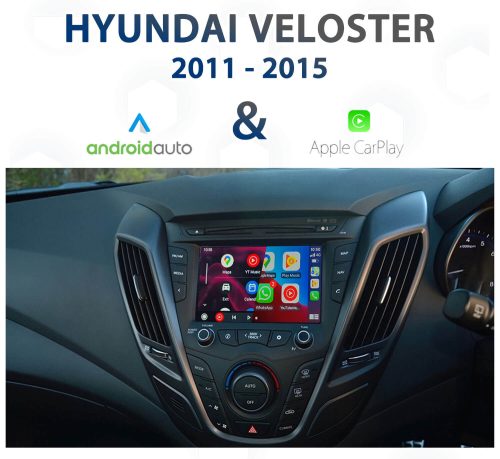 Hyundai Veloster 2011-2015 - Apple CarPlay & Android Auto Integration