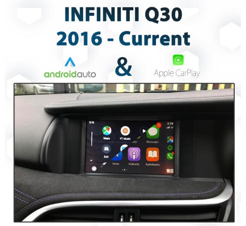 Infiniti Q30 2016-2019 Android Auto & Apple CarPlay Integration