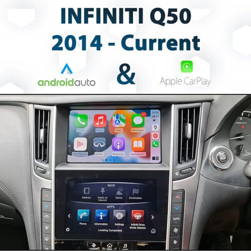 Infiniti Q50 2016-2019 Android Auto & Apple CarPlay Integration