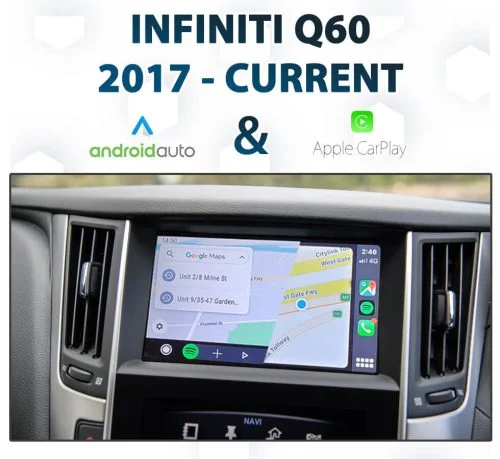 Infiniti Q60 2016-2019 Android Auto & Apple CarPlay Integration