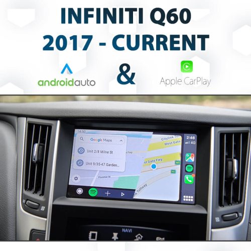 Infiniti Q60 2016-2019 Android Auto & Apple CarPlay Integration