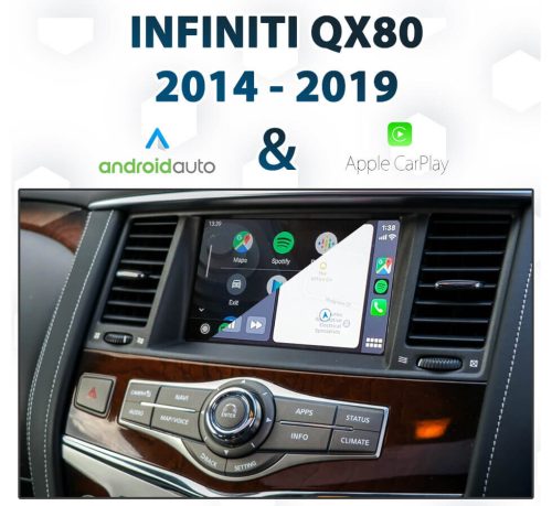 Infiniti QX80 2014 - 2019 Android Auto & Apple CarPlay Integration