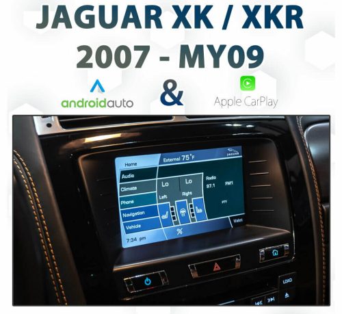 Jaguar XK/XKR (2007-MY09) X150 - Apple CarPlay & Android Auto Integration