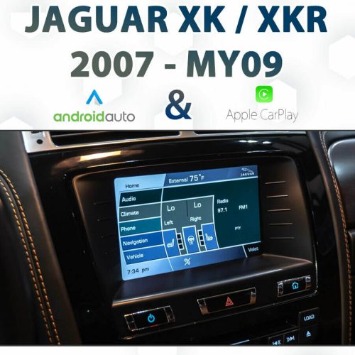 Jaguar XK/XKR (2007-MY09) X150 - Apple CarPlay & Android Auto Integration