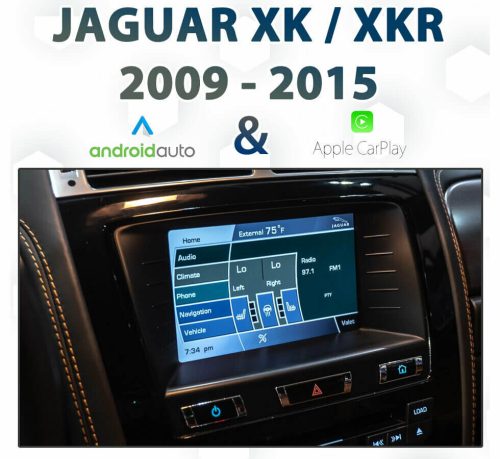 Jaguar XK/XKR (2009-2015) X150 - Apple CarPlay & Android Auto Integration