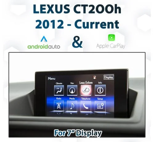 Lexus CT200h [2012+] - Apple CarPlay & Android Auto Integration