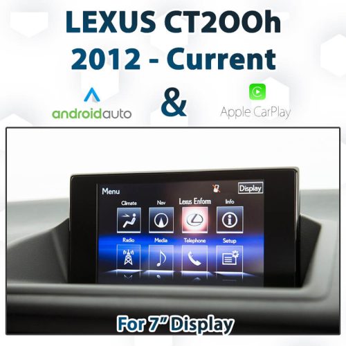Lexus CT200h [2012+] - Apple CarPlay & Android Auto Integration