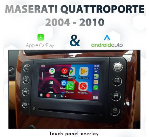 Maserati Quattroporte 5th Gen 2004-2010 - Touch Apple CarPlay & Android Auto
