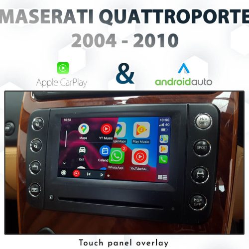 Maserati Quattroporte 5th Gen 2004-2010 - Touch Apple CarPlay & Android Auto