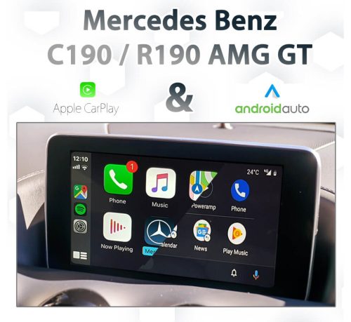 Mercedes Benz AMG GT C190/R190 - Apple CarPlay & Android Auto Integration