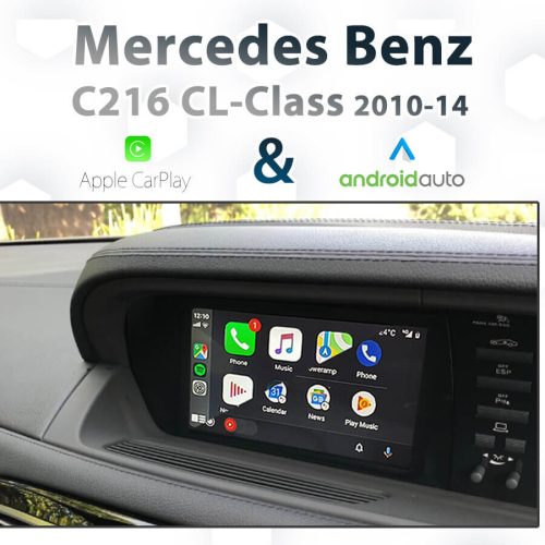 Mercedes Benz CL-Class C216 2010 - 2014 NTG4.5 - Apple CarPlay & Android Auto Integration