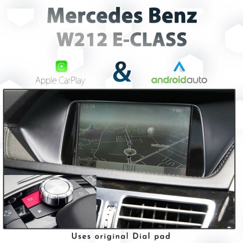 Mercedes Benz E-Class W212 / C207 2011- 2015 : Dial Android Auto & Apple CarPlay