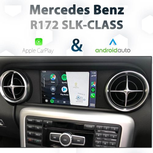 Mercedes Benz R172 SLK-Class 2011 - 2015 : Factory Audio Integrated Touch and dial control Android Auto & Apple CarPlay