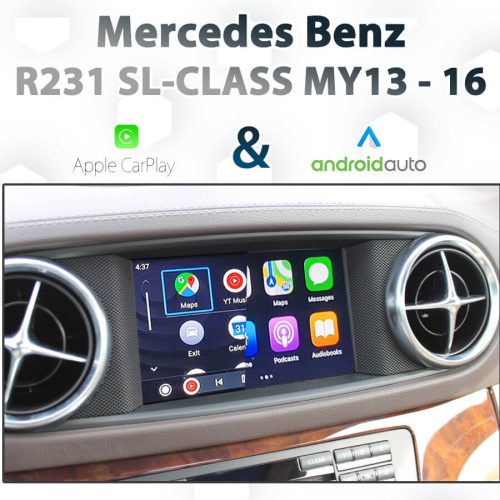 Mercedes Benz SL-Class - Dial control Apple CarPlay & Android Auto - NTG4.5