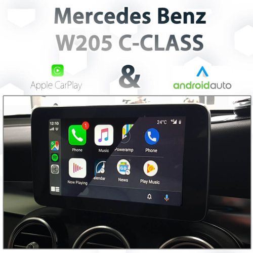 Mercedes Benz W205 C-Class - Apple CarPlay & Android Auto Integration