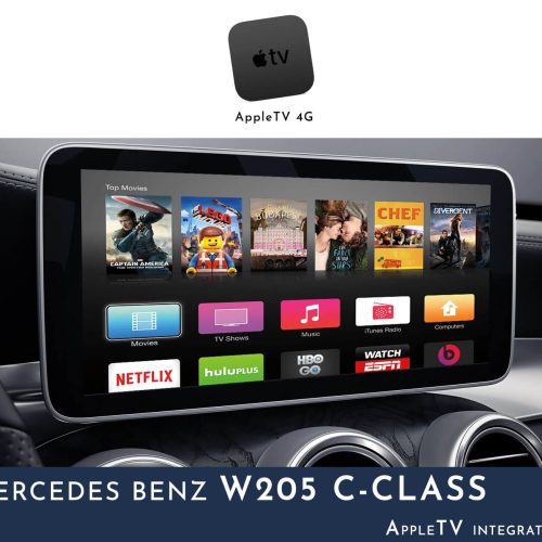 Mercedes Benz W205 C-Class NTG5 Audio - AppleTV Integration