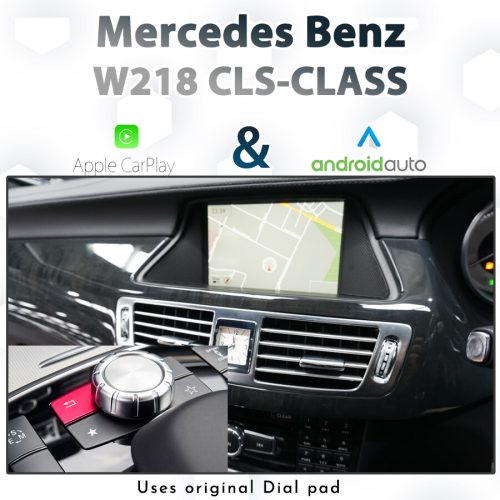 Mercedes Benz W218 CLS-Class 2011 - 2013 : NTG 4.5 Dial control Android Auto & Apple CarPlay Integration