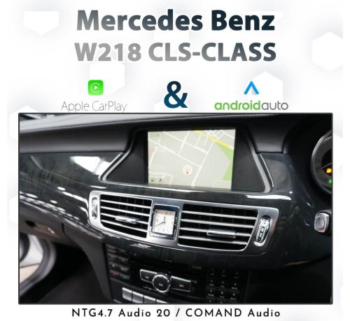 Mercedes Benz W218 CLS-Class 2011 - 2013 : NTG 4.7 / Touch and Dial control Android Auto & Apple CarPlay Retrofit pack