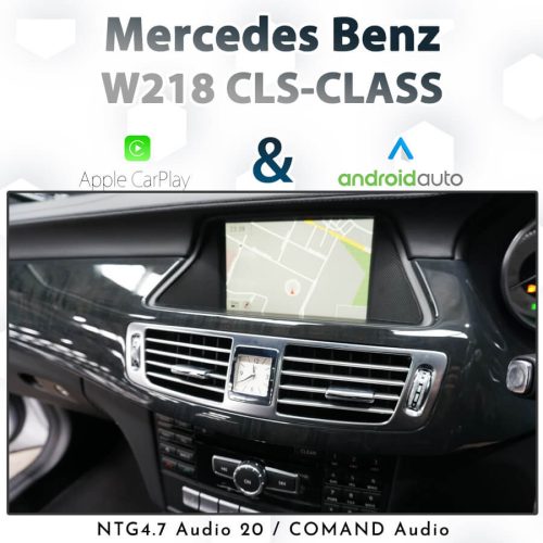 Mercedes Benz W218 CLS-Class 2011 - 2013 : NTG 4.7 / Touch and Dial control Android Auto & Apple CarPlay Retrofit pack