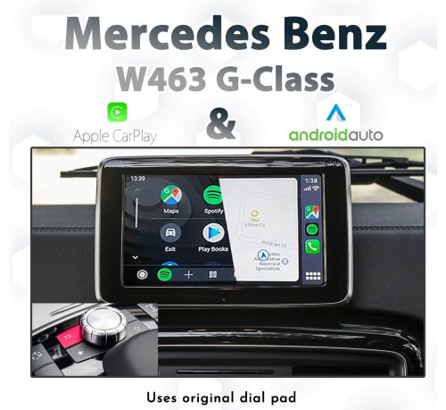 Mercedes Benz W463 G-Class NTG4.5 - Dial control Apple CarPlay & Android Auto Integration