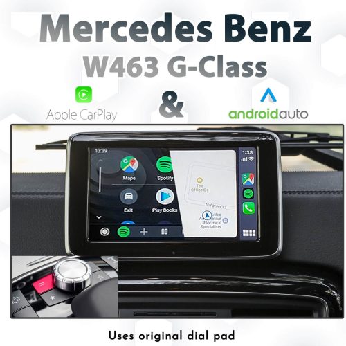 Mercedes Benz W463 G-Class NTG4.5 - Dial control Apple CarPlay & Android Auto Integration
