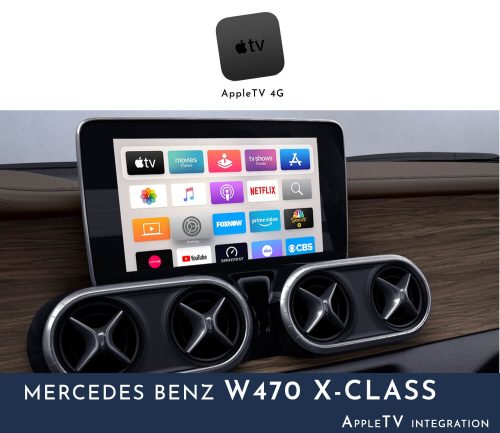 Mercedes Benz W470 X-Class NTG5 Audio - AppleTV Integration