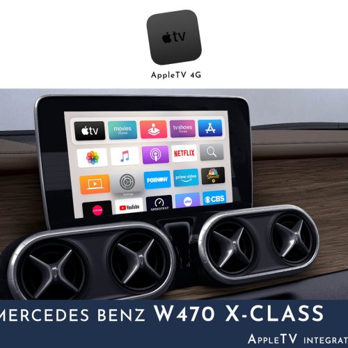 Mercedes Benz W470 X-Class NTG5 Audio - AppleTV Integration