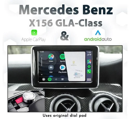Mercedes Benz X156 GLA-Class NTG4.5 COMAND - Dial control Apple CarPlay & Android Auto Integration