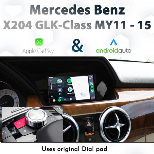Mercedes Benz X204 GLK-Class 2011 - 2015 : Dial control Apple CarPlay & Android Auto