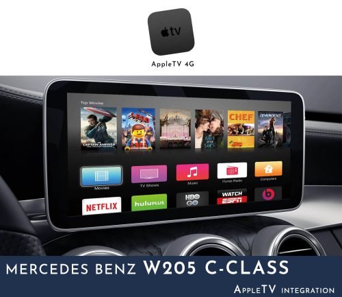 Mercedes Benz X253 / C253 GLC-Class NTG5 Audio - AppleTV Integration