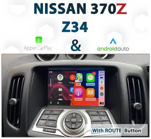 [MY09-MY11] Nissan 370Z - Apple CarPlay & Android Auto Integration - with ROUTE button