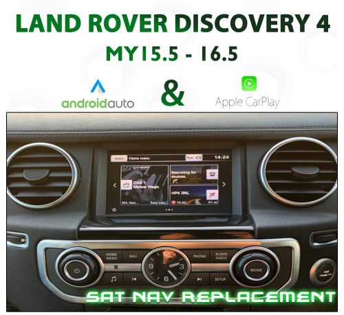 [MY15.5-16.5] Land Rover Discovery 4 - Apple CarPlay & Android Auto Integration