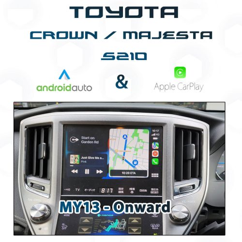 [MY2013 - Onward] Toyota Crown / Majesta GRS214 / GWS214 Apple CarPlay & Android Auto Integration *Plug and Play