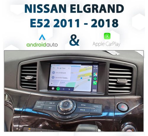Nissan E52 Elgrand 2011-2018 - Apple CarPlay & Android Auto Integration