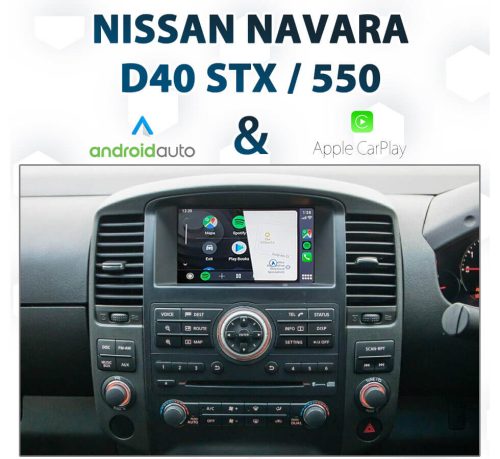 Nissan Navara D40 - STX / 550 - Apple CarPlay & Android Auto Integration