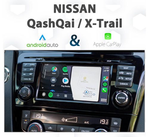 Nissan QashQai/X-Trail - Apple CarPlay Android Auto Integration