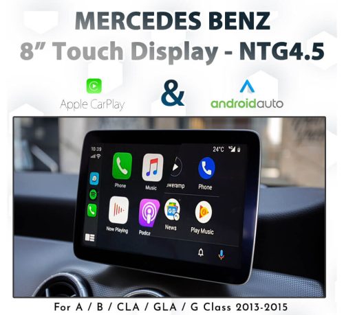 [NTG 4.5] Apple CarPlay & Android Auto + 8" Touch Display Integration pack