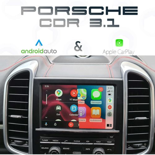 Porsche CDR3.1 - Apple CarPlay & Android Auto Integration