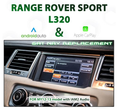 Range Rover Sports L320 2011 - 2013 Factory Audio Integrated Android Auto & Apple CarPlay Package Kit