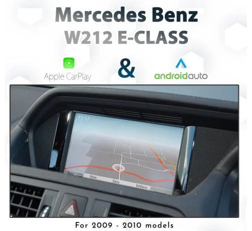 [TOUCH] Mercedes Benz E-Class W212 2009 - 2011 : Android Auto & Apple CarPlay integration